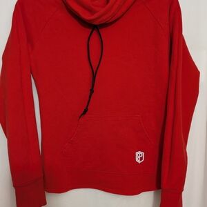 Born Primitive Red Cowl Neck Hoodie Sweatshirt Size M